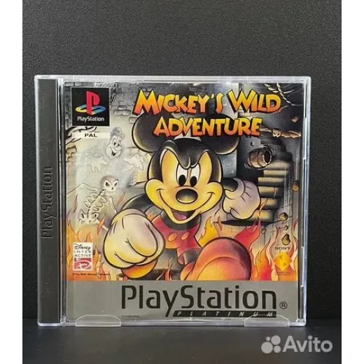 Mickeys Wild Adventure PS1 (sces-00163) (Английска