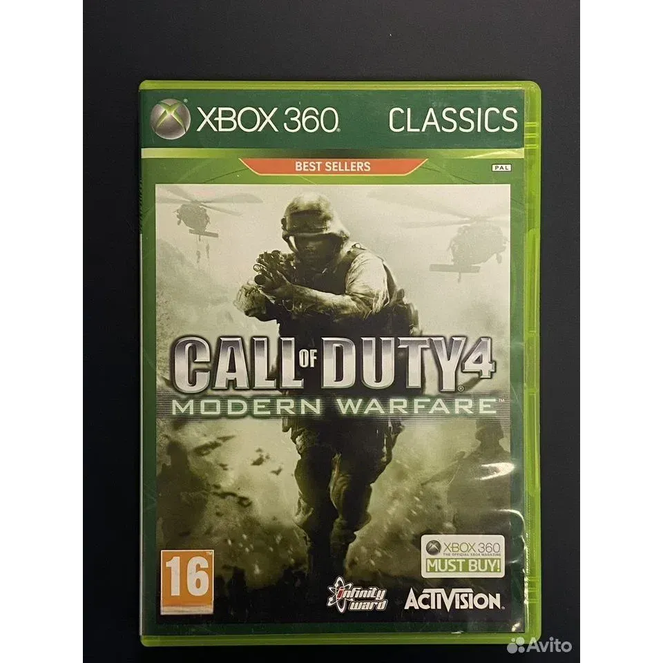 Купить Call of Duty 4 Modern Warfare Xbox 360 (pal) 3070779289