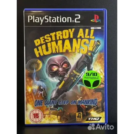 Destroy All Humans PS2 (sles-53196) (Английская ве
