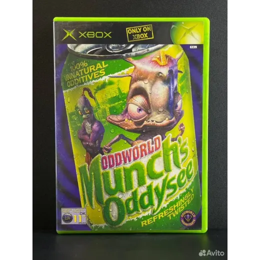 Oddworld Munchs Oddysee Xbox Original (pal) (Англи — 3806982826 (Игры Xbox original)