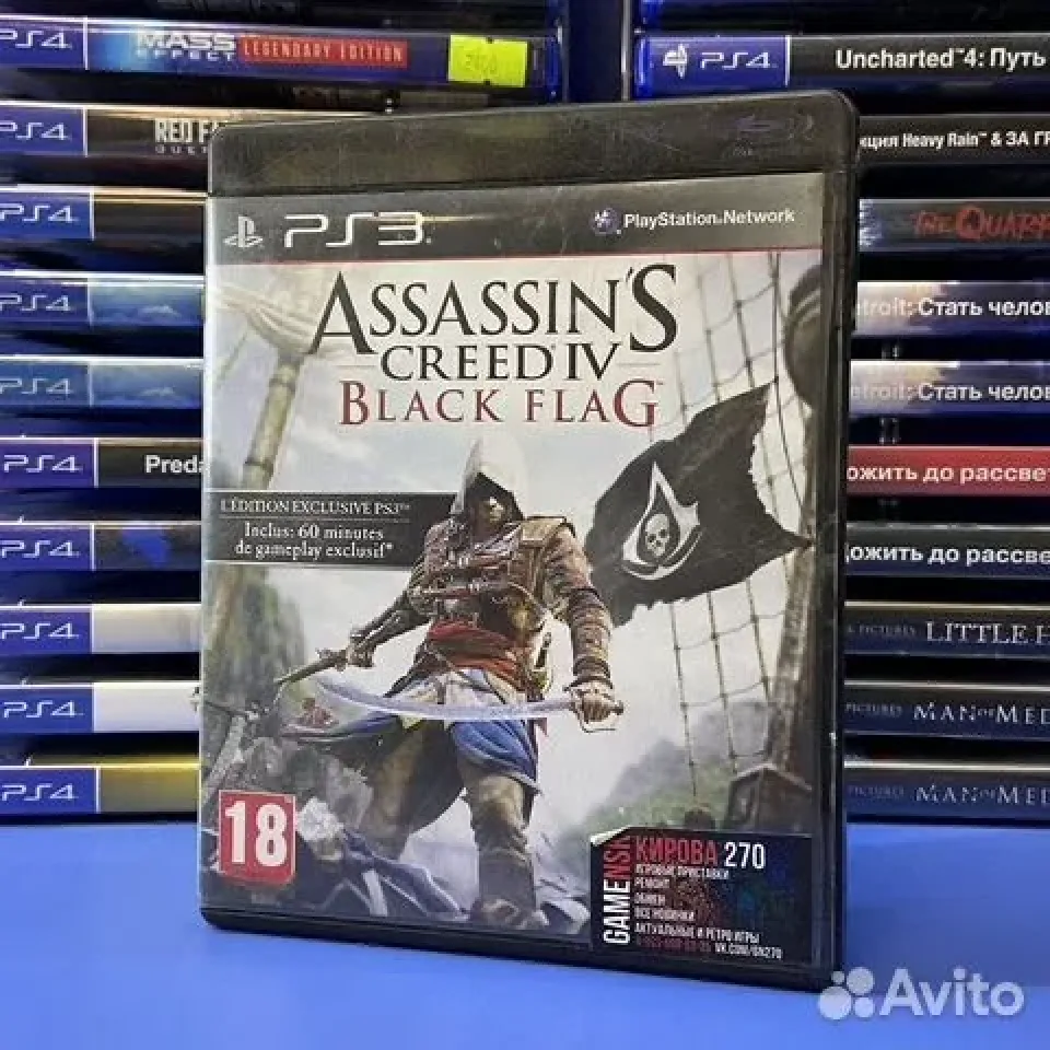 Купить Assassins creed 4 black flag ps3 4222955082