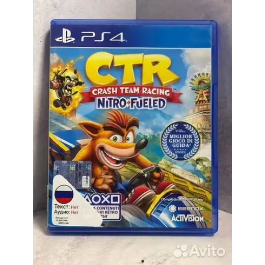 CTR Crash Team Racing Nitro Fueled PS4 (cusa-14876