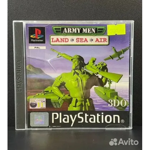 Army Men Land,Sea,Air PS1 (sles-03231) (Английская — 7518318525 (Игры PlayStation 1) Army Men Land,Sea,Air PS1 (sles-03231) (Английская — 7518318525 (Игры PlayStation 1)