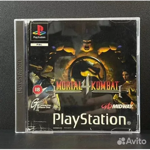 Mortal Kombat 4 PS1 (sles-01349) (Английская верси
