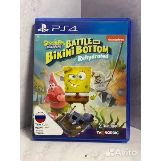 Sponge Bob Battle for Bikini Bottom PS4 cusa-14909 — 7998105416 (Игры PlayStation 4)