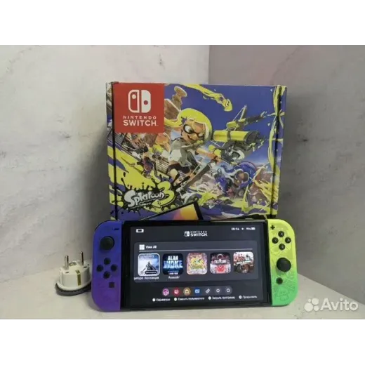 Nintendo Switch oled Splatoon 512gb б/у