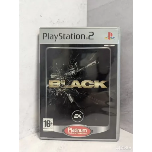 Black PS2 Platinum (sles - 54030) — 8190396215 (Игры PlayStation 2)