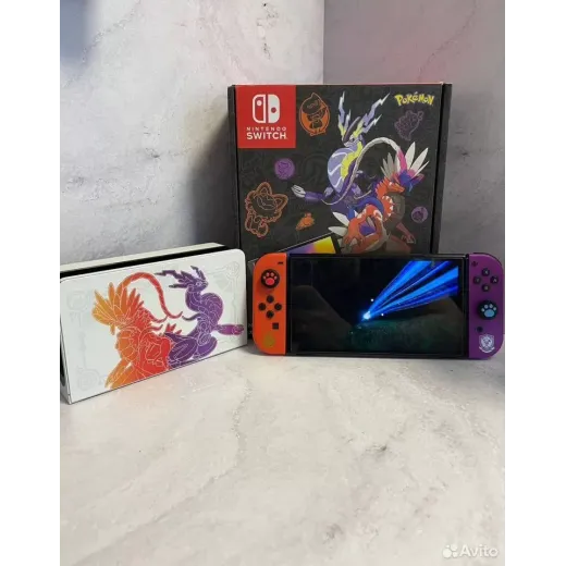 Nintendo Switch oled Pokemon 128 GB + Гарантия Nintendo Switch oled Pokemon 128 GB + Гарантия