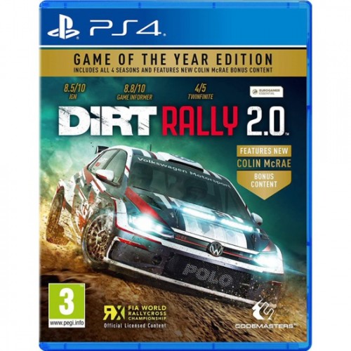 DIRT Rally 2.0 GOTY Edition PS4 Новый