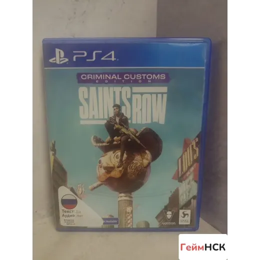 Saints row ps4 б/у (cusa-26457) (Русские субтитры)