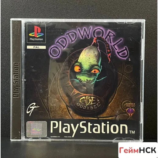 Oddworld Abes Oddysee PS1 (sles-00664) (Английская