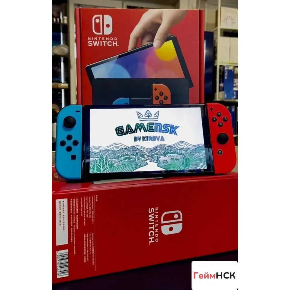 Купить Nintendo Switch Oled (прошитый / новый) 4031519525