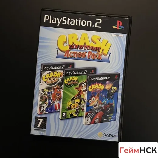 Crash Bandicoot Action Pack PS2 (sles-51511) (Англ