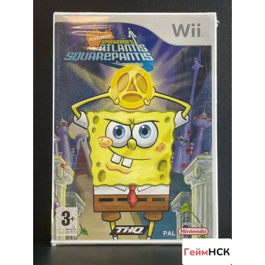 SpongeBob's Atlantis SquarePantis Wii (Sealed) (rv