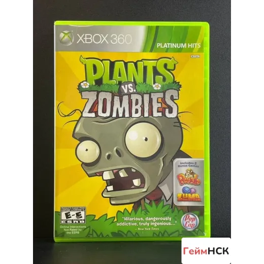 Plants vs Zombies Xbox 360 (ntsc) (Английская верс Plants vs Zombies Xbox 360 (ntsc) (Английская верс