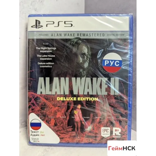 Alan Wake 2 Deluxe Edition PS5 NEW (ppsa-23792) (Р — 7646945058 (Игры PlayStation 5)