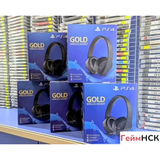Наушники PS4 gold — 7710093655 (Наушники PS4)