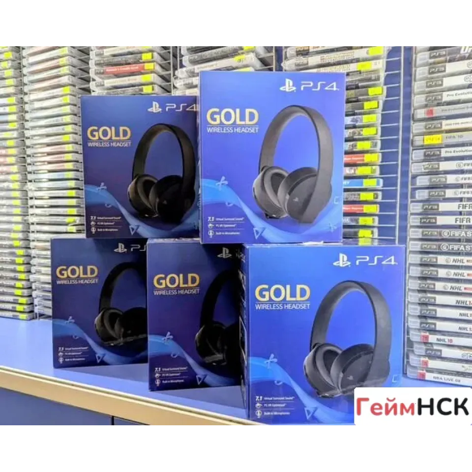 Купить Наушники PS4 gold 7710093655