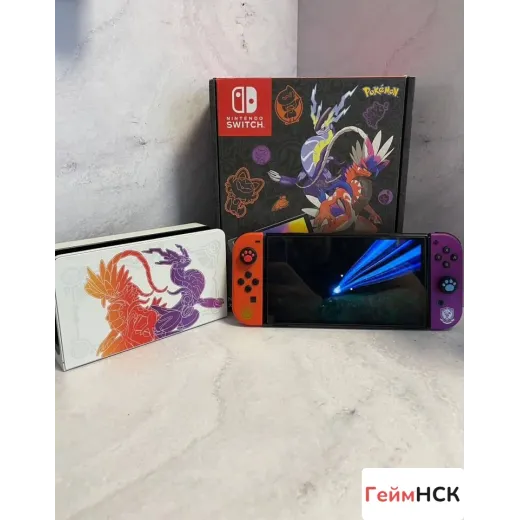 Nintendo Switch oled Pokemon 128 GB + Гарантия Nintendo Switch oled Pokemon 128 GB + Гарантия