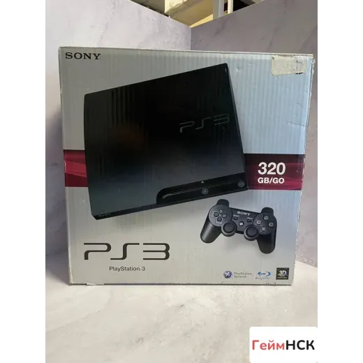 PS3 slim 320GB Прошитая Б/У