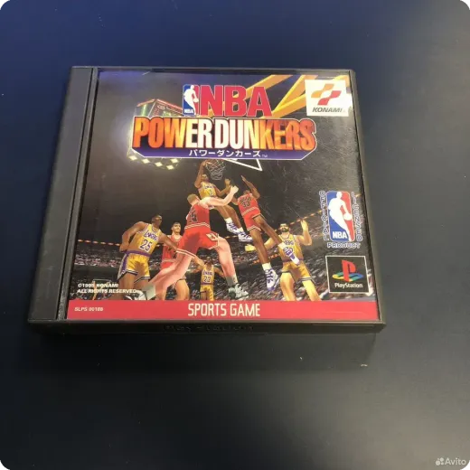 NBA Power Dunkers PS1 (slps-00188) (Японская верси