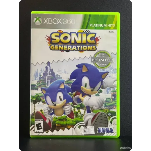 Sonic Generations Xbox 360 (pal) (Английская верси
