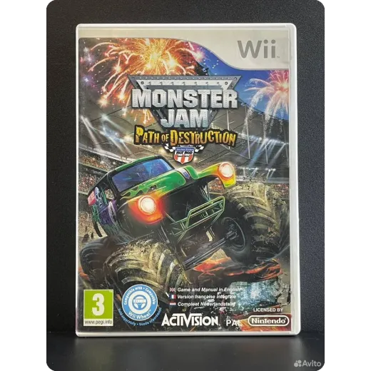 Monster Jam Path of Destruction Wii (rvl-smjp-uer1