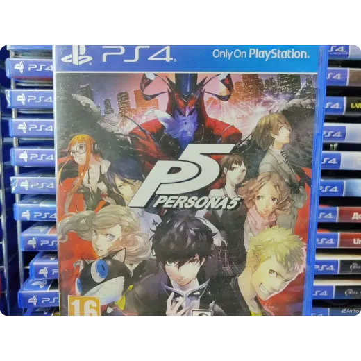 Persona 5 PS4 Б/У (cusa06638) (Английская версия)