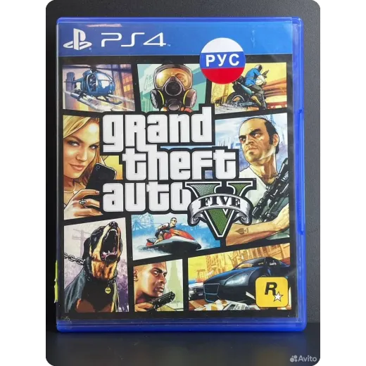 Grand theft auto 5 PS4 Б/У (cusa-00411) (Русские с