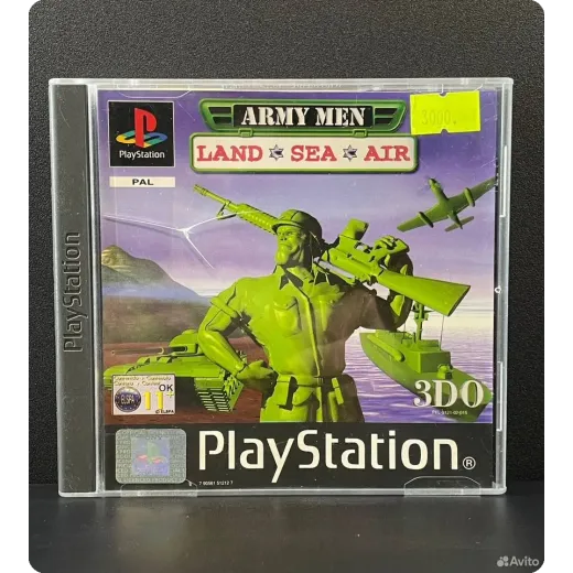 Army Men Land,Sea,Air PS1 (sles-03231) (Английская Army Men Land,Sea,Air PS1 (sles-03231) (Английская