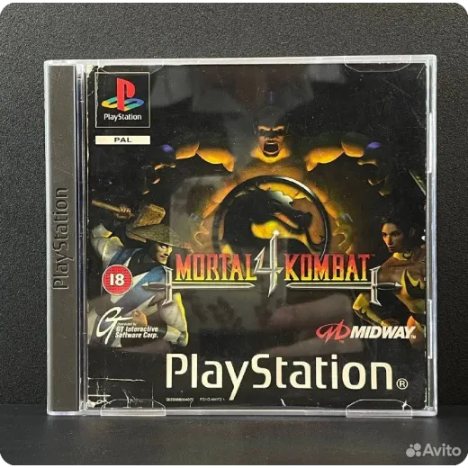 Mortal Kombat 4 PS1 (sles-01349) (Английская верси