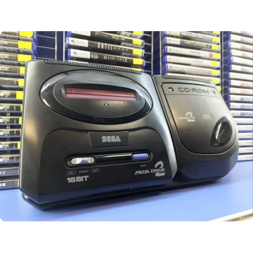Оригинал Sega mega drive + sega CD 2 + hdmi