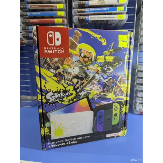 Nintendo switch oled splatoon NEW прошитый