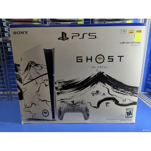 New Ps5 Slim Ghost of yotei с дисководом (black)