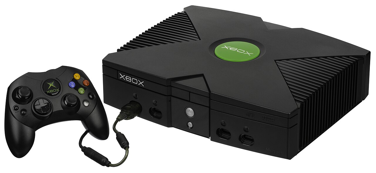 Консоль Xbox с контроллером
