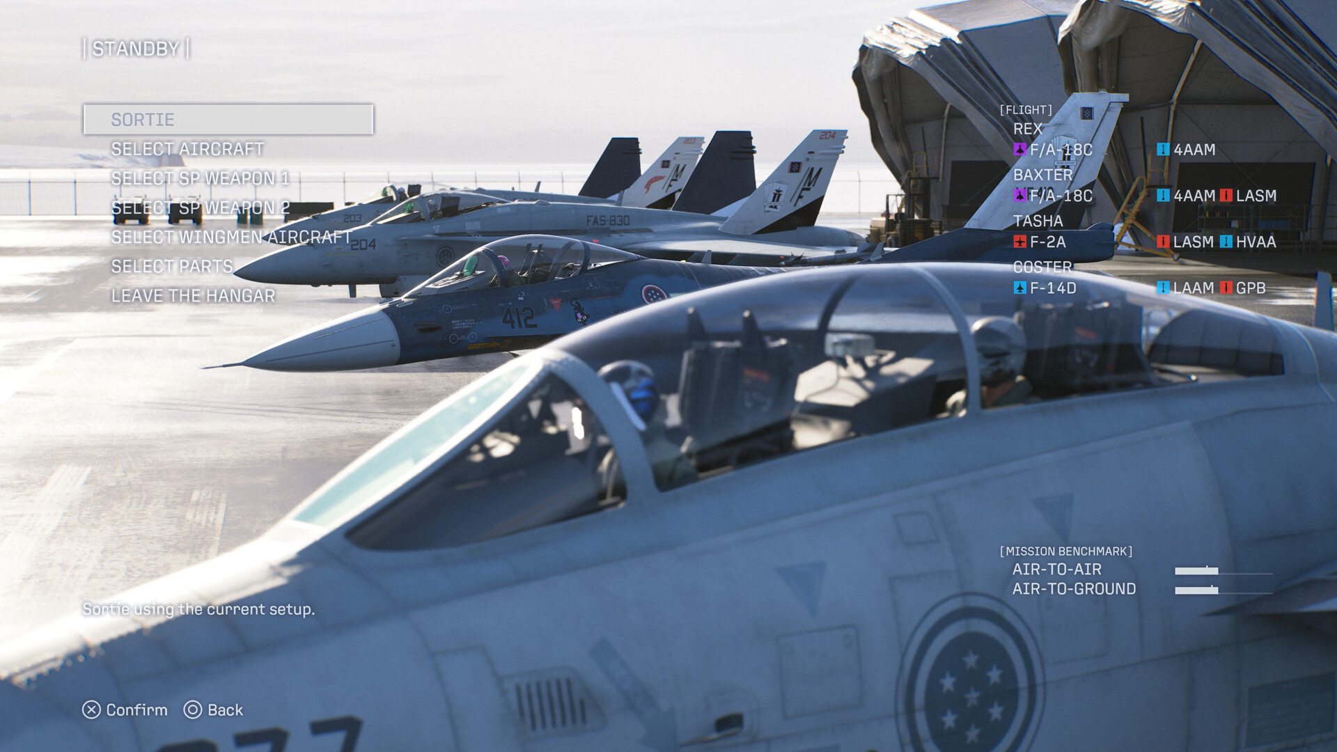 ACE COMBAT 8: WINGS OF THEVE — кадр из игры