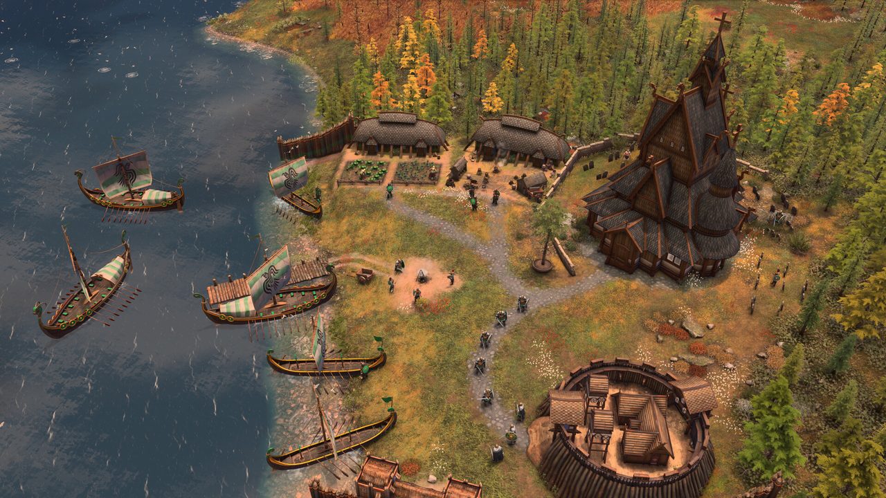 Age of Empires IV: Raiders of the North — кадр из игры