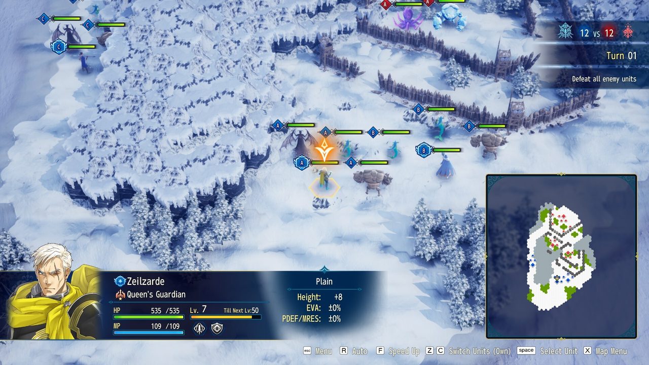 Brigandine Abyss — кадр из игры