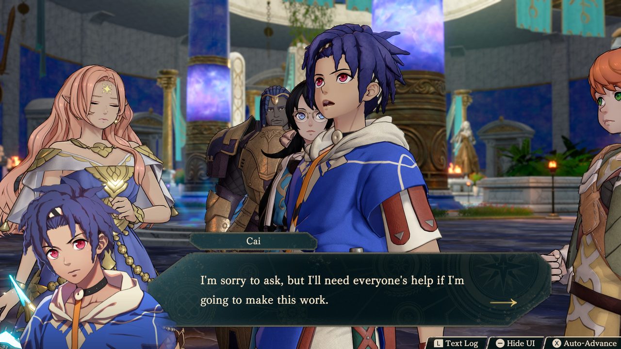 Fire Emblem: Fortune's Weave — кадр из игры