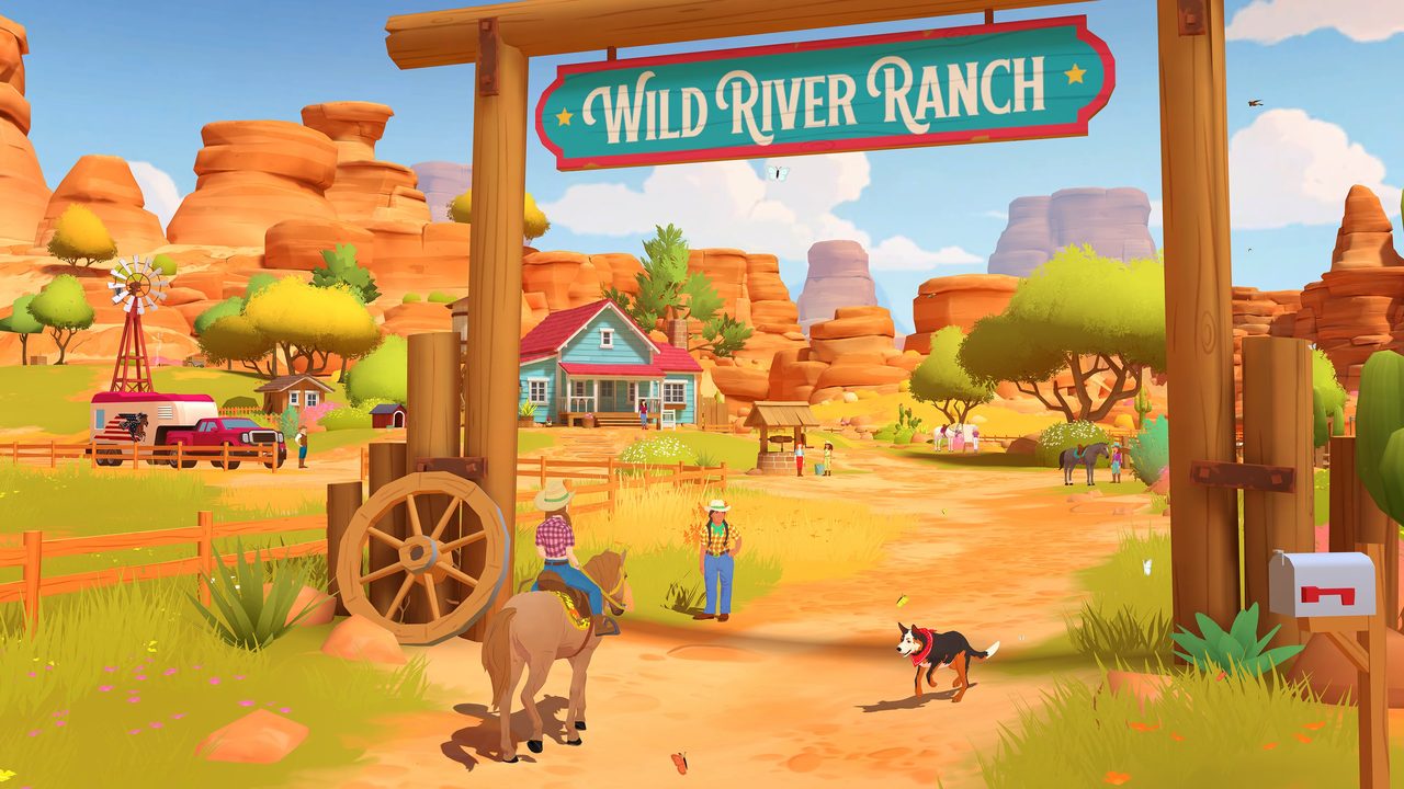 HORSE CLUB Ride West — кадр из игры