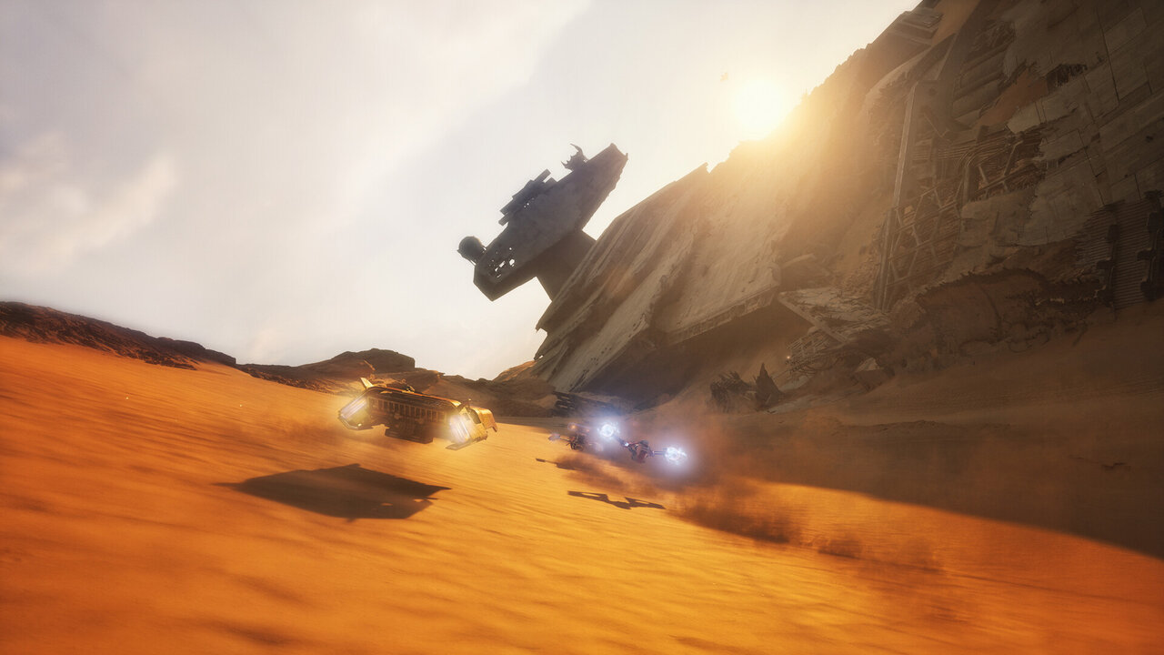 Star Wars: Galactic Racer — кадр из игры