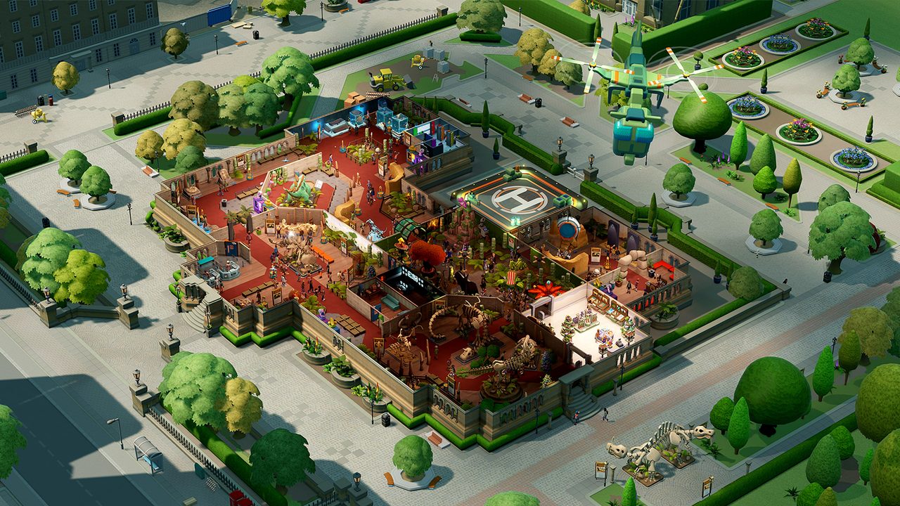 Two Point Museum: Rides & Relics — кадр из игры